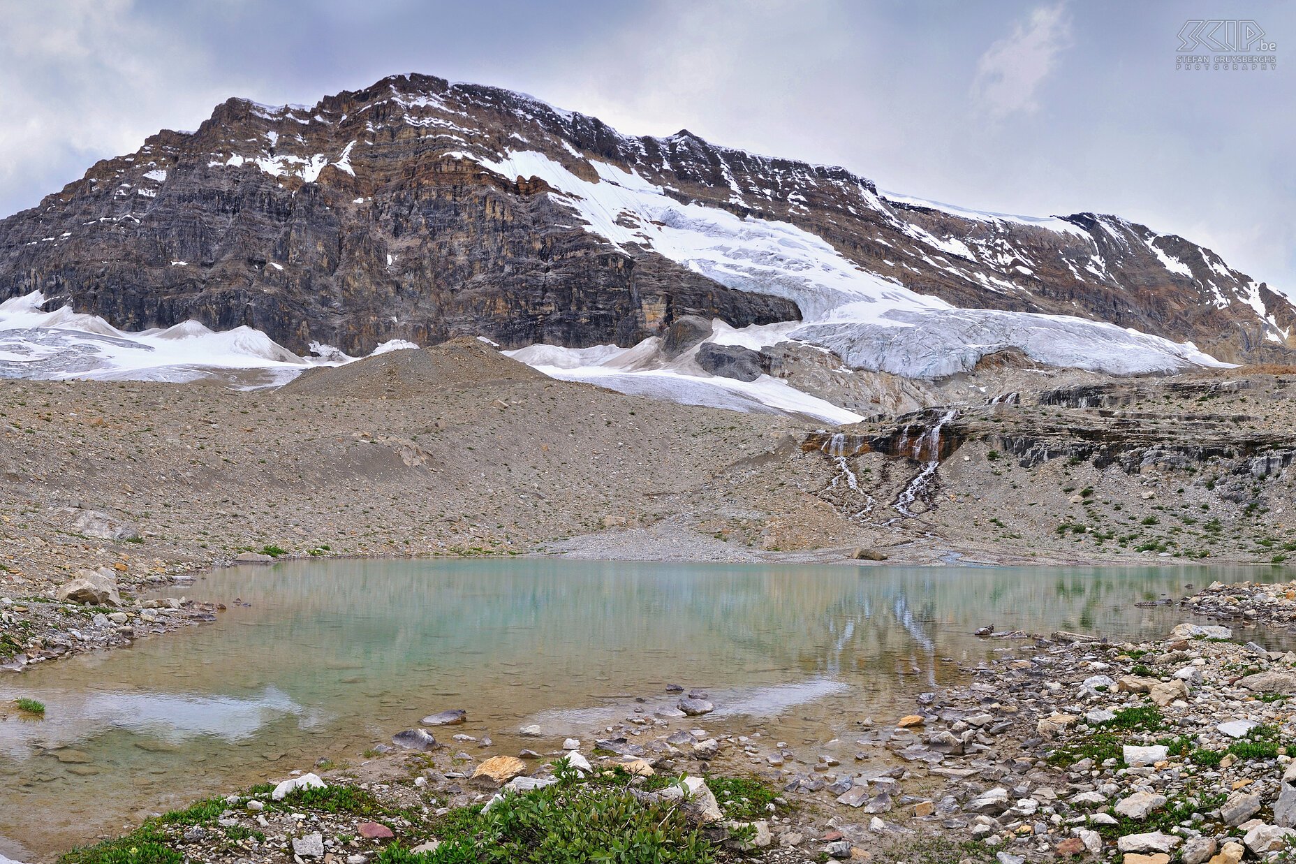 Yoho NP - Iceline Trail - Celeste Lake In Yoho NP we hiked the Iceline trail (20km) en we passed the lower edges of the glaciers with small falls of melting water.  Stefan Cruysberghs